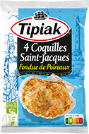 Coquilles Saint Jacques Fondue de poireaux TIPIAK