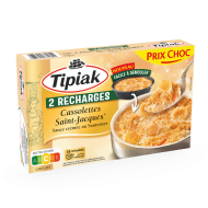 2 Recharges de cassolettes Saint-Jacques* Sauce crémée au Sauternes