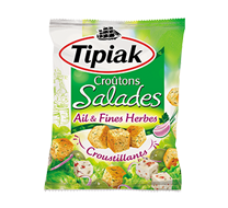 Croutons salades ail fines herbes TIPIAK